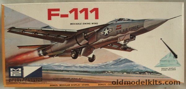 MPC 1/72 F-111A - USAF - (ex Airfix), 1100-100 plastic model kit